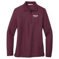 Ladies Silk Touch™ Long Sleeve Polo Thumbnail