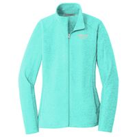 Ladies Heather Microfleece Full Zip Jacket Thumbnail